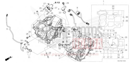 CARTER MOTEUR (CBR500RA) CBR500RAT de 2026